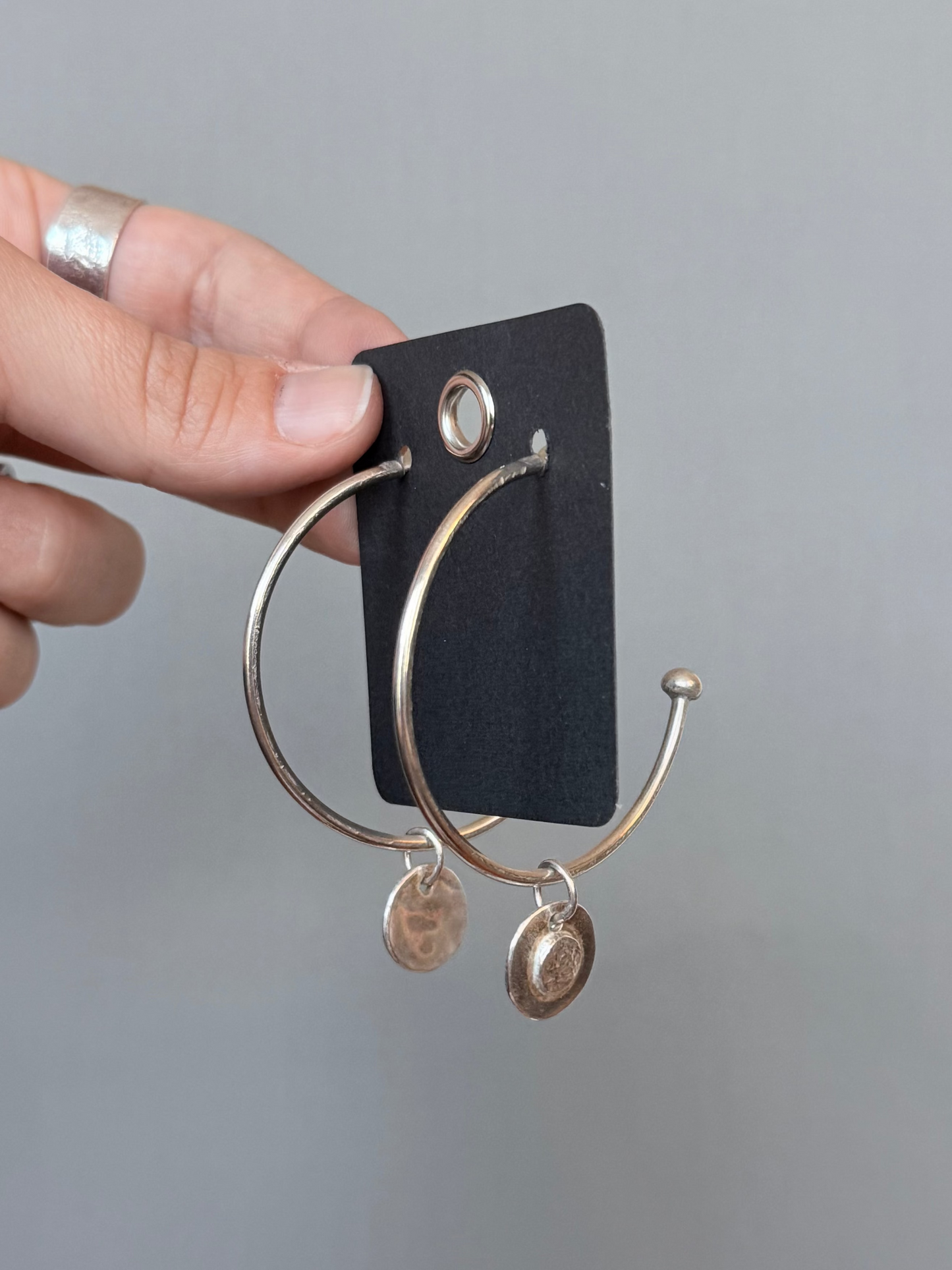 Hoop and charm